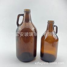 出口现货磨砂3升6斤美国加州红酒瓶/提手美国加州红葡萄酒瓶