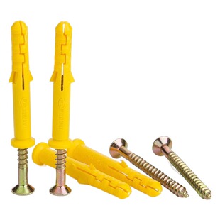 Small yellow croaker plastic expansion pipe expansion screw expansion bolt expansion nail self-tapping screw rubber plug suit 6/8/10