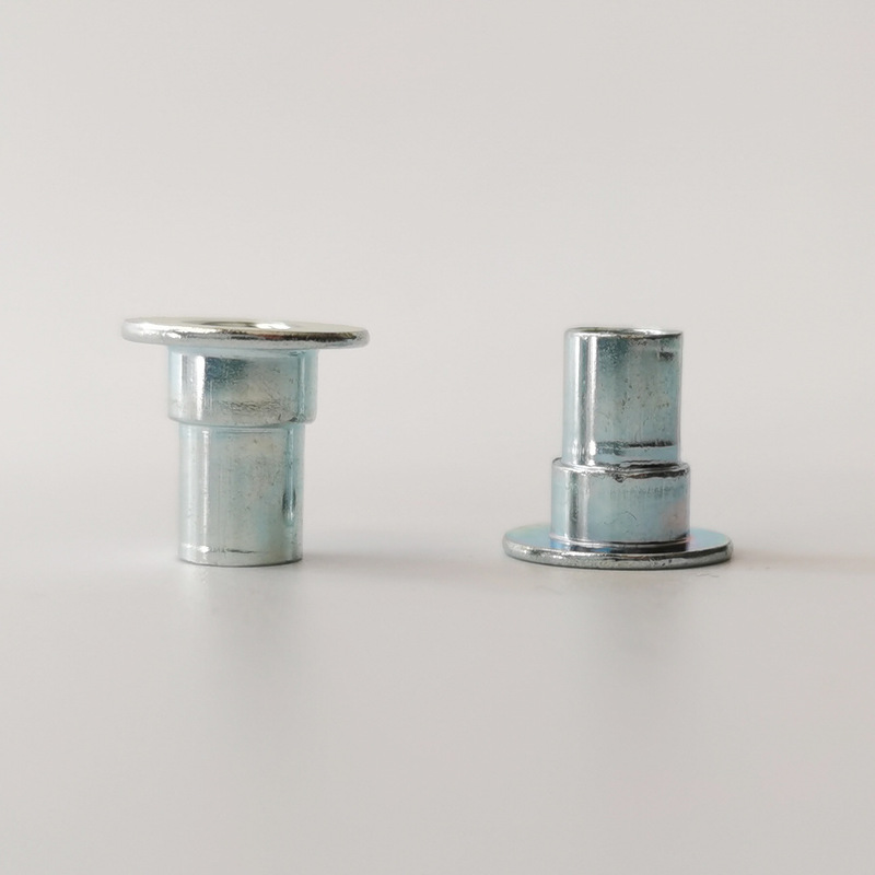 4X9Mm Blue and White Zinc Iron Rivets Flat Head Hollow Rivets Custom Step Rivets Clutch Friction Plate Rivets