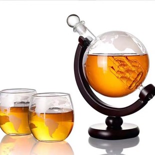 Glass Globe Decanter High Borosilicate Glass Gas Whisky Gas Spot Supply