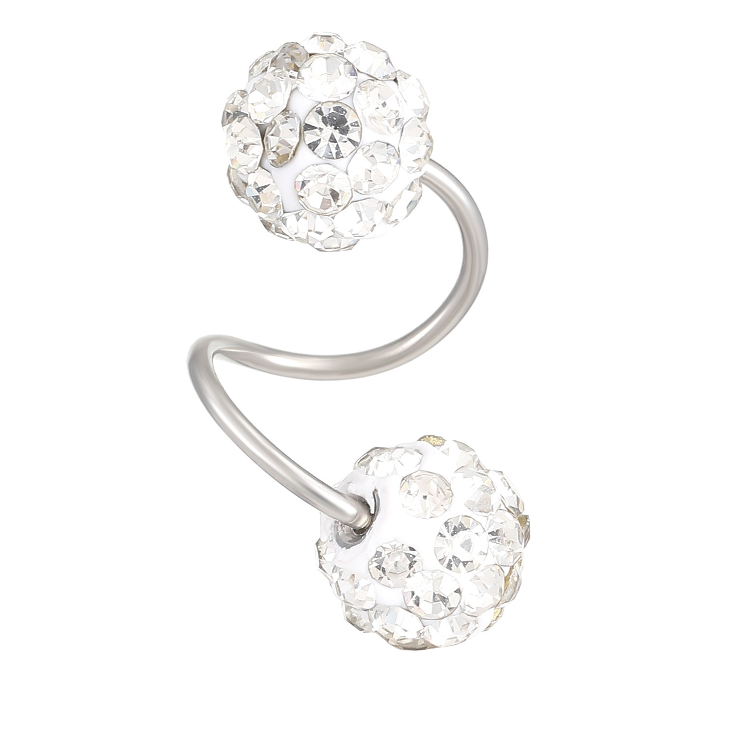 Orecchini a vite con perline rotonde super lucide 2024, nuovi orecchini alla moda unici e di alta qualità per le donne_voghion.com