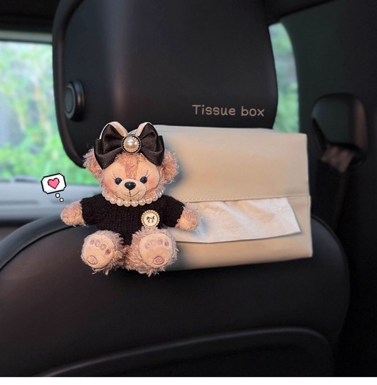 Shirley Rose Car Tissue Box 2026 New Model Car Backseat Headrest Hanging High-End Hanging Bag for Women
