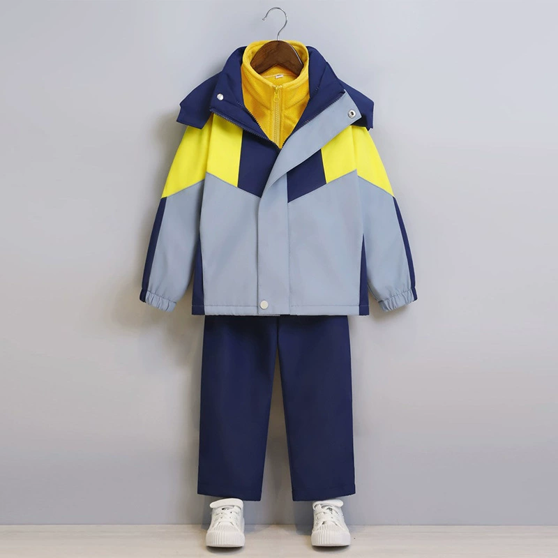 Одежда для детского сада весенне-осенняя одежда Школьная форма для начальной школы спортивная одежда пиджак-тройка Детская осенне-зимняя классная одежда