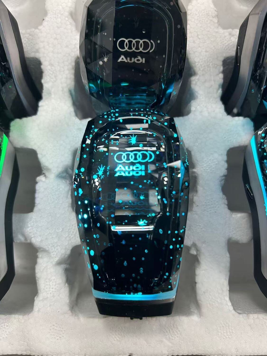 Colorful luminous gear shift knob modification suitable for Toyota Corolla and other models, crystal luminous gear shift modification