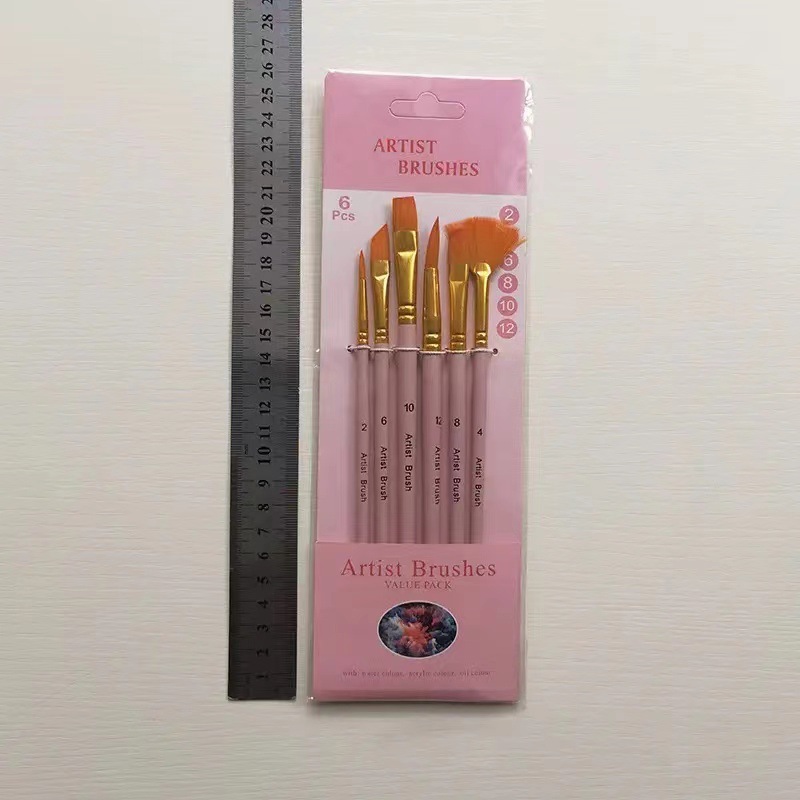 Fabricantes al por mayor diez conjuntos de pinceles de acuarela azul perla con pinceles de nylon con pinceles de lana con pinceles de aceite