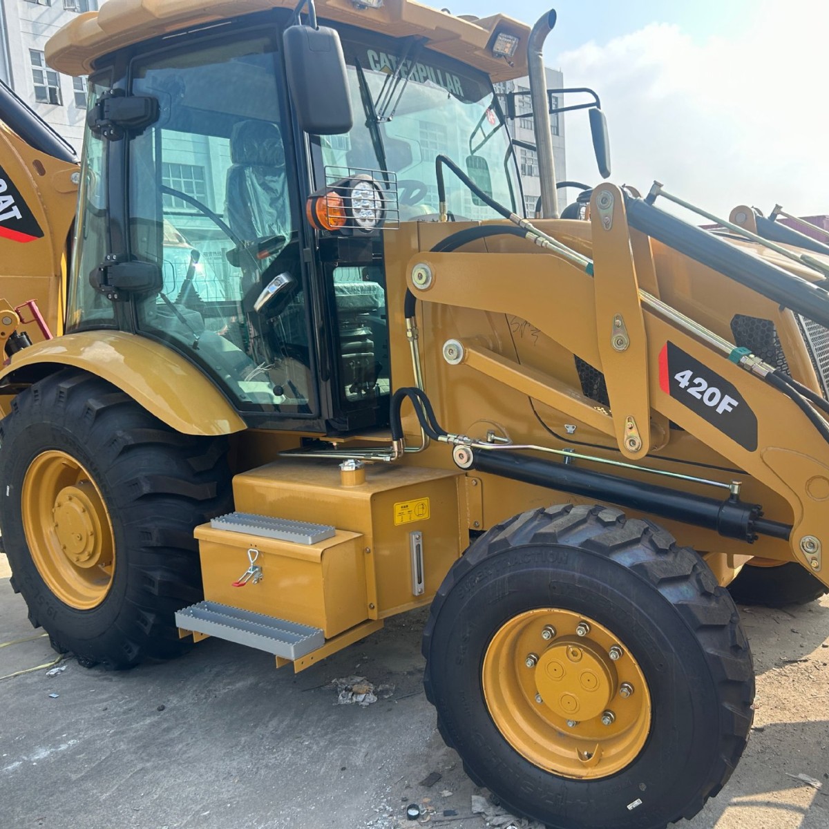 Cargador de excavadora CAT 420F, comercio exterior directo, envío rápido y barato