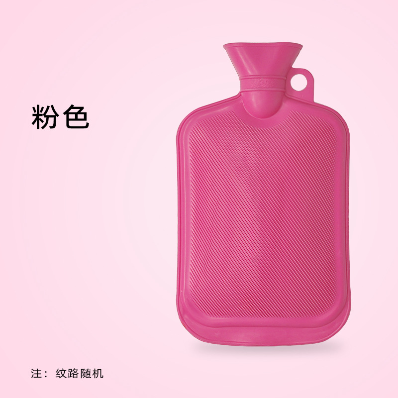Le Xueer botella de agua caliente de caucho natural riego grande bolsa de agua caliente antigua preservación del calor de larga duración bolsa de calentador inyección de agua al por mayor