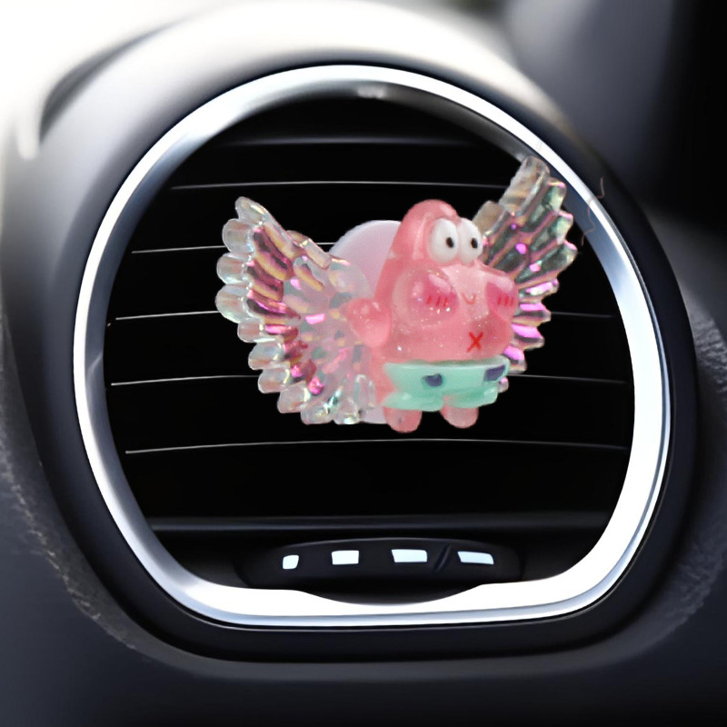 Adornos del automóvil, consola central, accesorios de la pantalla del automóvil, decoración del monitor de la computadora, ala pequeña del automóvil, adornos