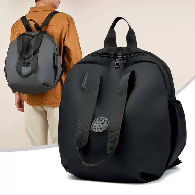 大容量轻便双肩包2025新款潮小众设计感手提袋旅行背包学生书包女