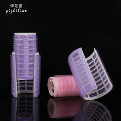 魔術貼自粘髮捲 劉海卷蓬鬆髮根卷內彩尼龍空氣捲髮筒捲髮器批發