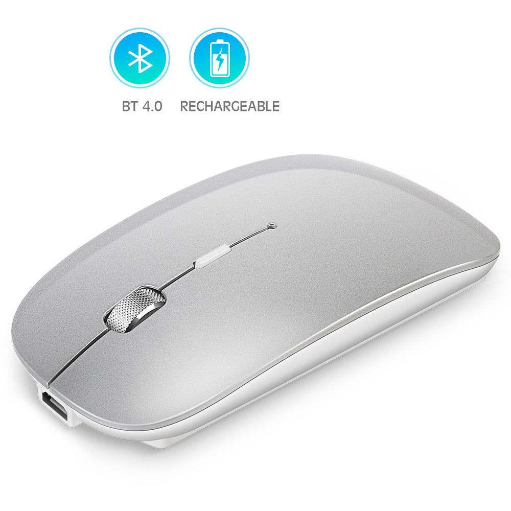 Rechargeable metal roller Bluetooth dual-mode mobile phone tablet wireless mouse_voghion.com