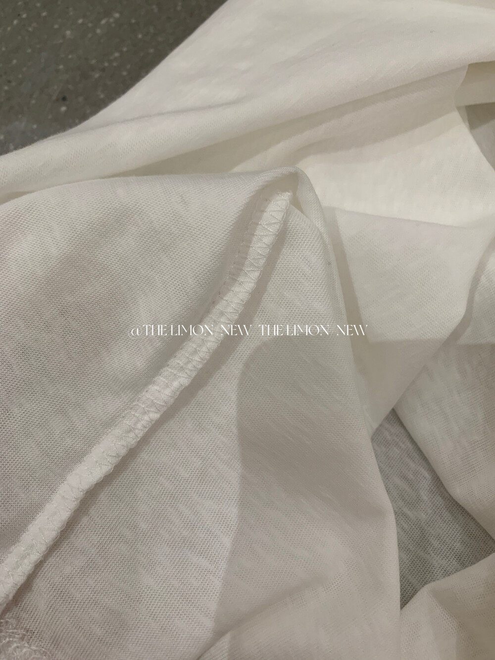 Áo thun nữ tay ngắn cổ lệch vai kết hợp ren bèo nhún phong cách Pháp — màu đen, màu trắng, Tro xi măng, Bột tím chi tiết 32