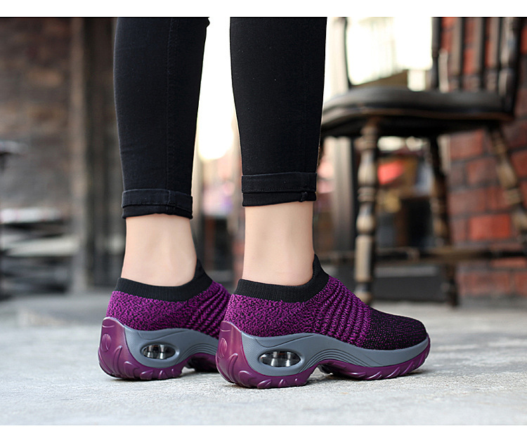 Damen-Sportschuhe, Arbeitsschuhe, Turnschuhe, Gummisohle, rutschfest, leichtes Schuhwerk_voghion.com
