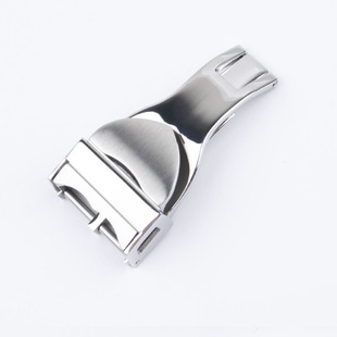Replacement Dito Silicone Watch Buckle Junyu Series Biwan Watch Strap Buckle Butterfly Buckle Solid Stainless Steel Watch Buckle Foldableing Buckle 18
