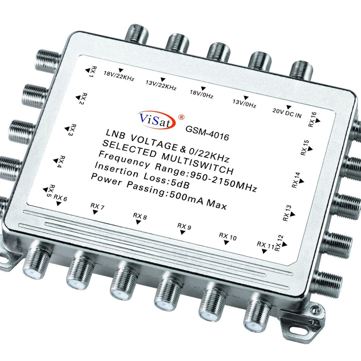 멀티 스위치 스위치 950-2150MHZ 위성 신호 4 인 12 아웃