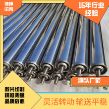 实惠的无动力滚筒碳钢镀锌滚筒不锈钢滚筒包胶滚筒链轮滚筒