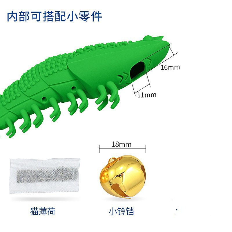Amazon cross-border catnip juguete imitación Camarón molar gato de juguete gato cepillo de dientes mascota gato divertido gato suministros de juguete