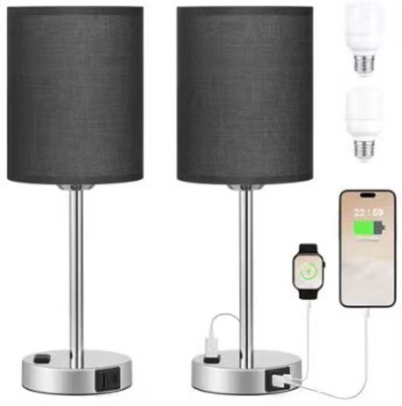 アマゾン速売通taye c usb携帯電話充電布芸電気スタンドリビングルーム寝室ライト美規タッチ調光|undefined