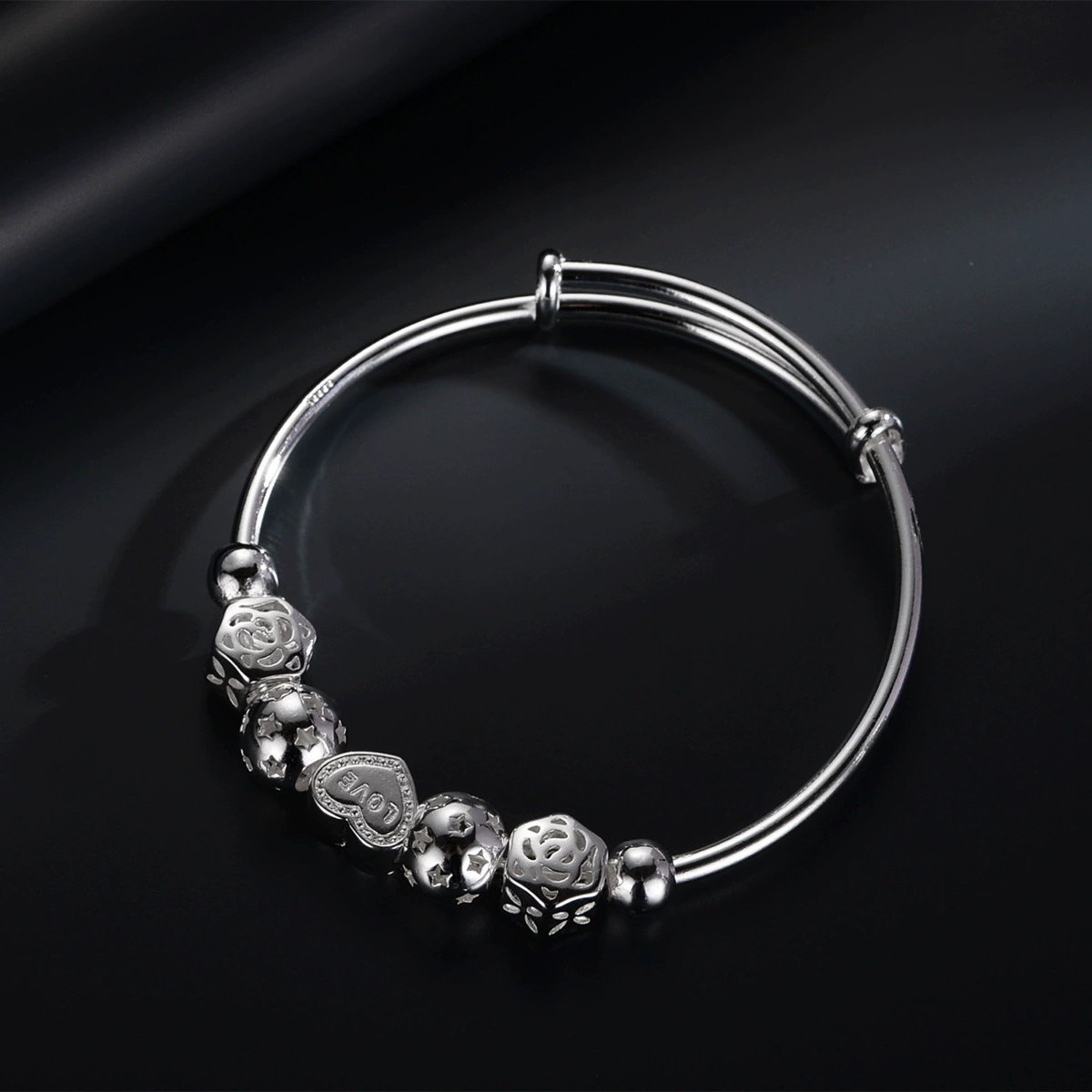 Стильная серебряная bracelet, прямая продажа от завода, подарок на день рождения, оптом