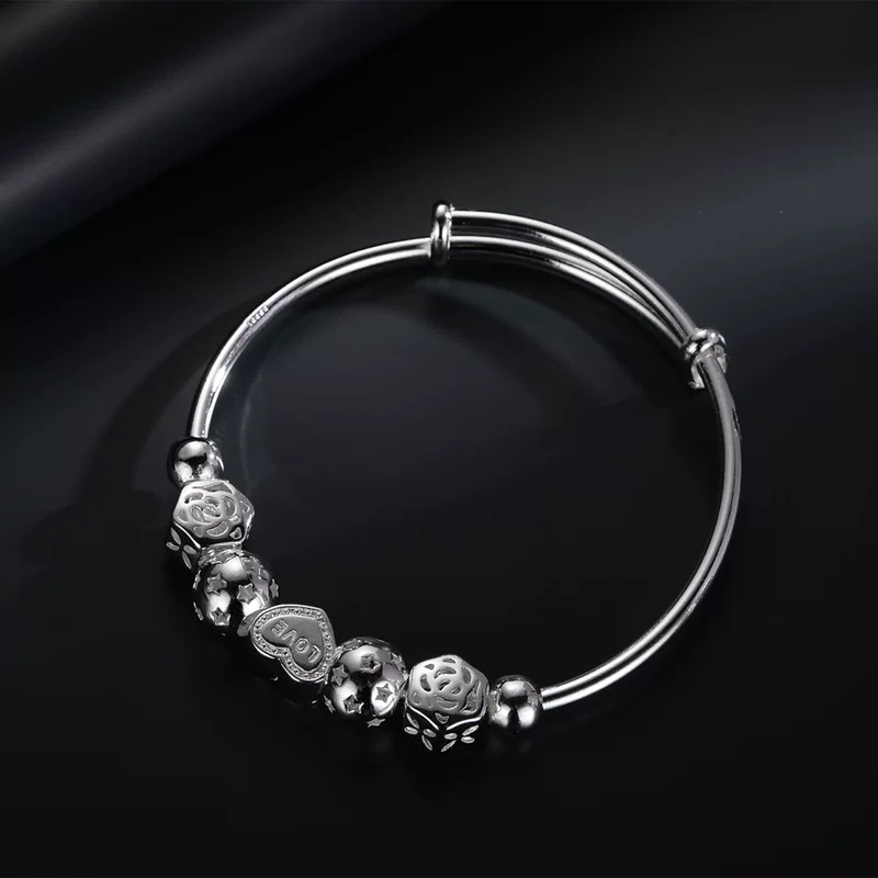 Стильная серебряная bracelet, прямая продажа от завода, подарок на день рождения, оптом