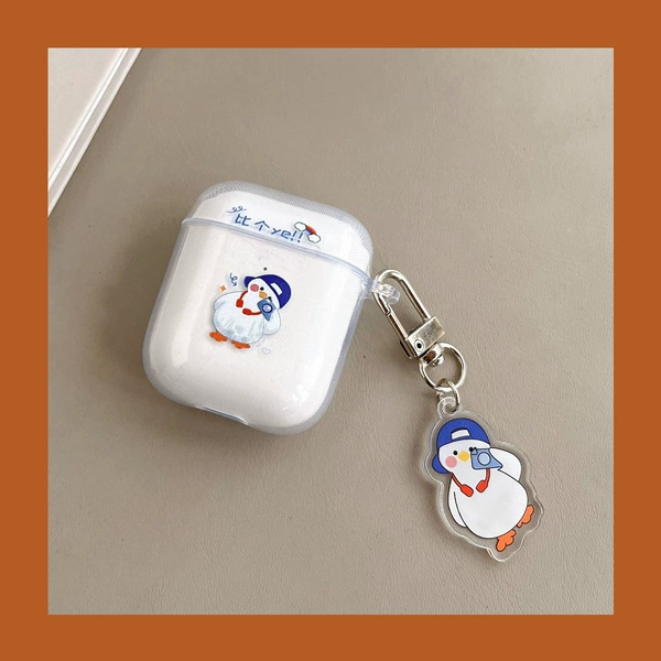 Blue hat duck + pendant