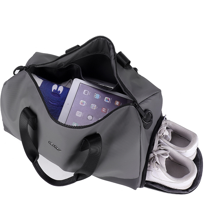 2024 nuevo bolso de viaje de tela Oxford para hombres, viajes de negocios, zapatos independientes, viajes al aire libre, equipaje de gran capacidad