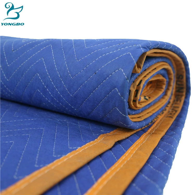 Большое количество, льготное качество, цельное дропшиппинг, оранжевое и синее подвижное одеяло, упаковочное одеяло, движущееся одеяло для транспортной мебели.