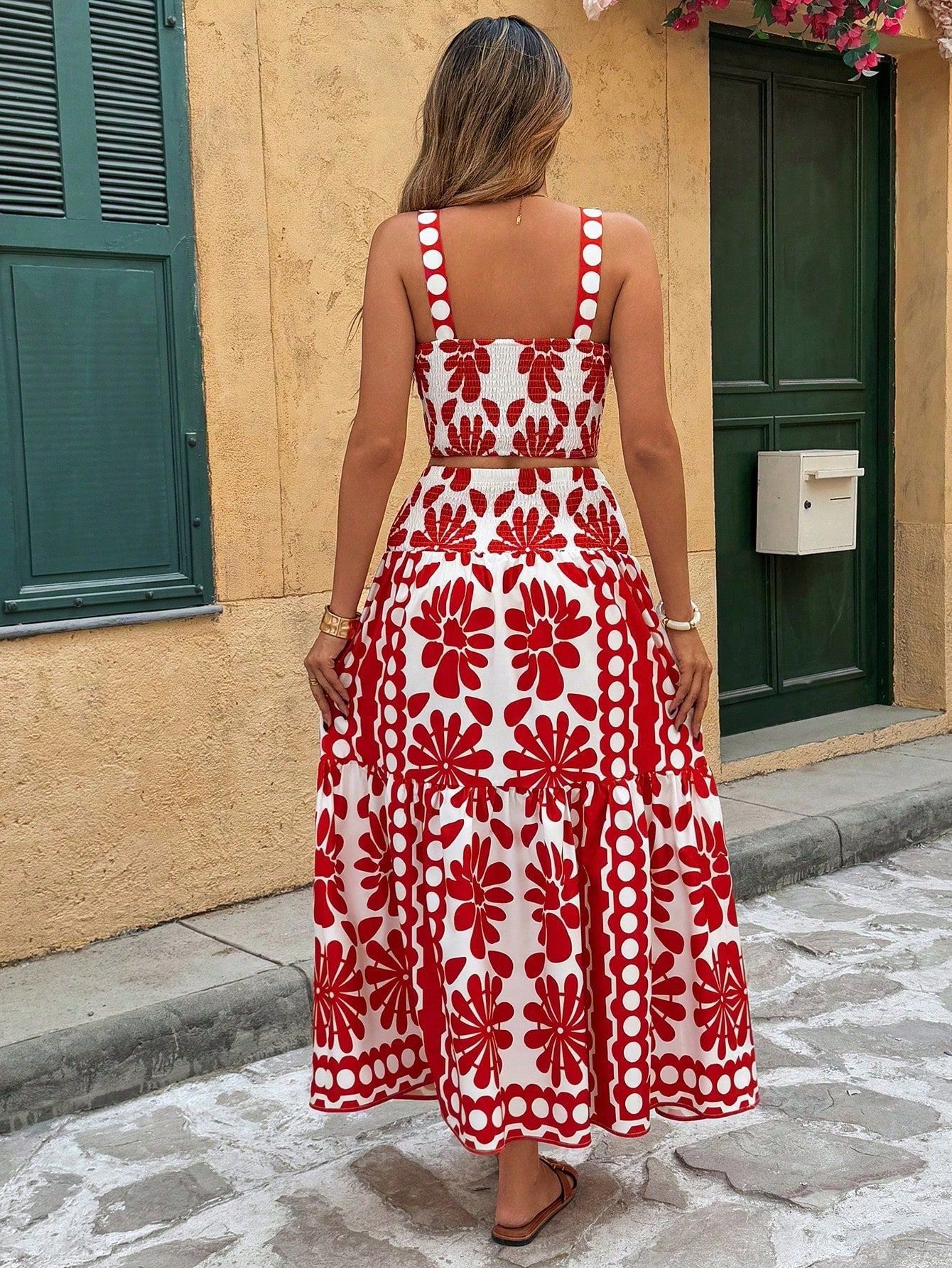 Damen Sommer Set Mit Maxikleid Und Hose Für Den Urlaub_voghion.com