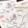 Romantic line rose
