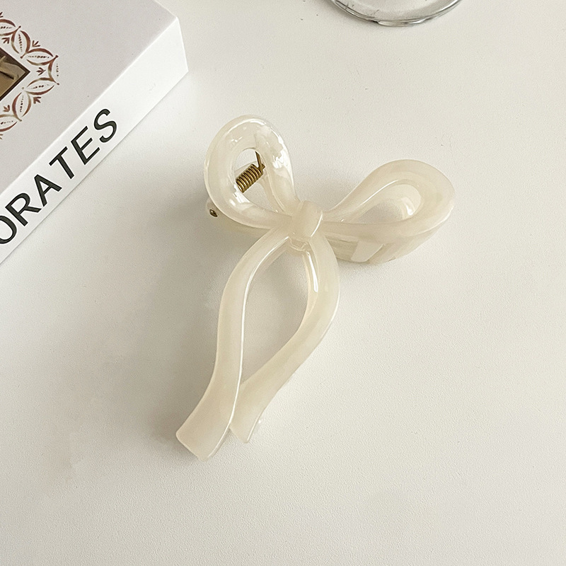 Horquilla de las mujeres de alto grado de pelo negro Clip tocado espalda Cabeza Grande updo tiburón clip 2024 Nueva horquilla