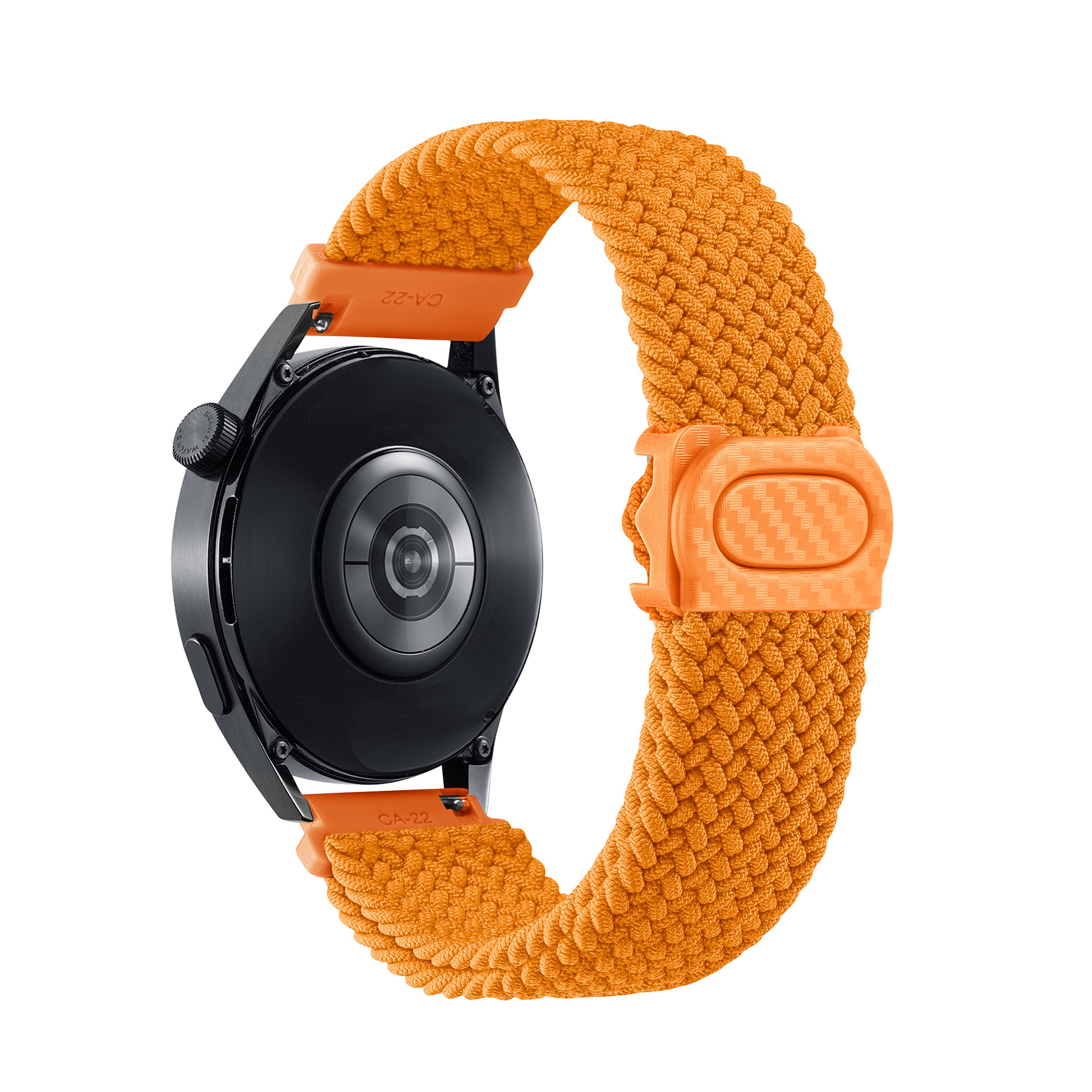 It is suitable for the carbon fiber texture snap braided strap of Samsung watch4657 and the strap of Huawei watch GT345 undefined
