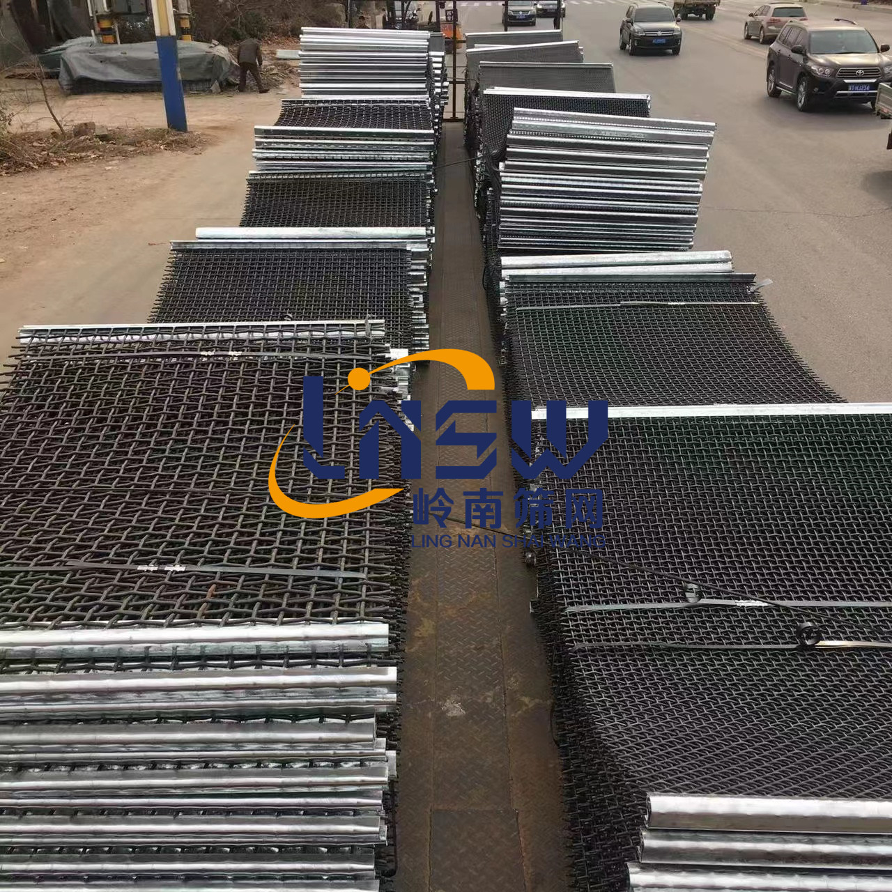 广东厂家65锰钢编织网 矿山振动筛网 碳钢钢丝网 可来图来尺做