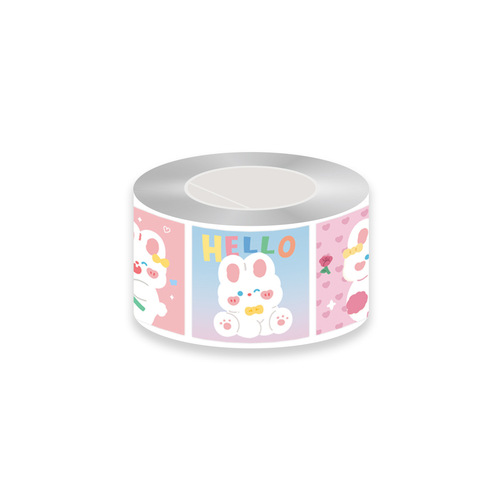 Tengyi Original Cartoon Sealing Tape Cute DIY Decorative Sticker Creative Envelope Sticker 300 Pcs