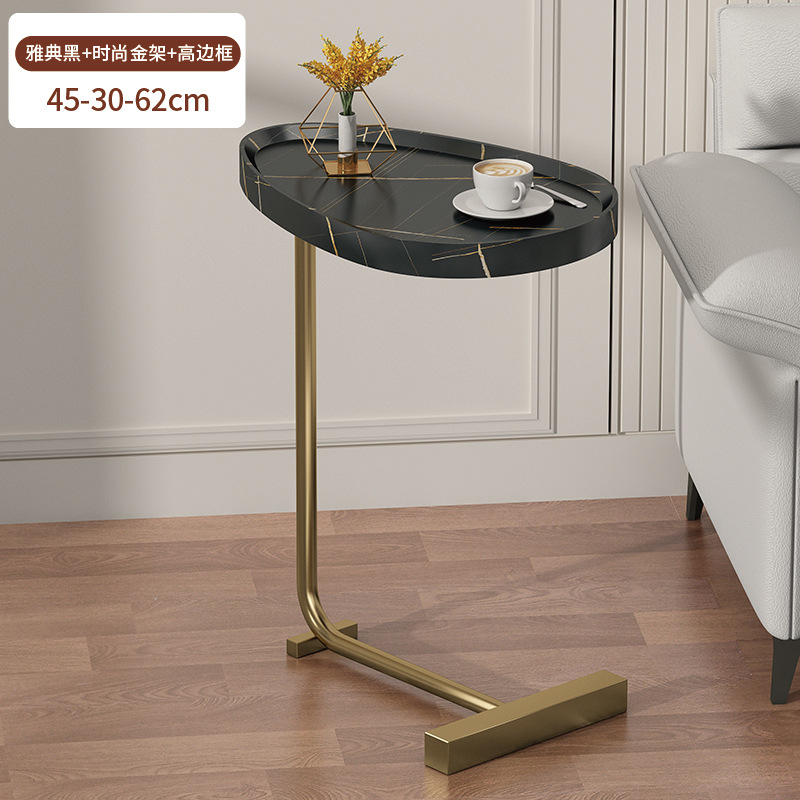 Sofá al lado de la sala de estar se puede mover mesa pequeña cabecera de la cama estante simple mini mesa de té de lujo