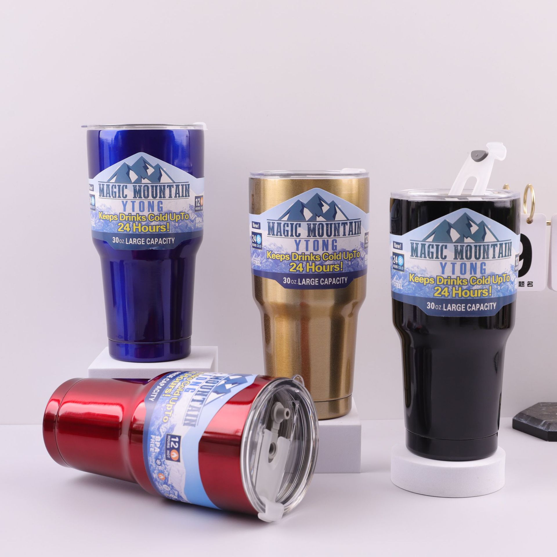 Comercio exterior transfronterizo helado taza de acero inoxidable taza de vacío 30oz taza de coche de gran capacidad taza de cerveza taza de regalo