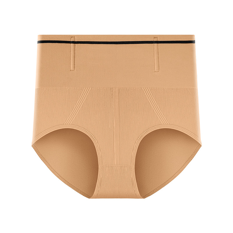 Ropa interior de cintura alta, abdomen, levantamiento de cadera, cintura moldeada fuerte posparto, entrepierna de algodón antibacteriano 9A, ropa interior de mujer transpirable de alta elasticidad