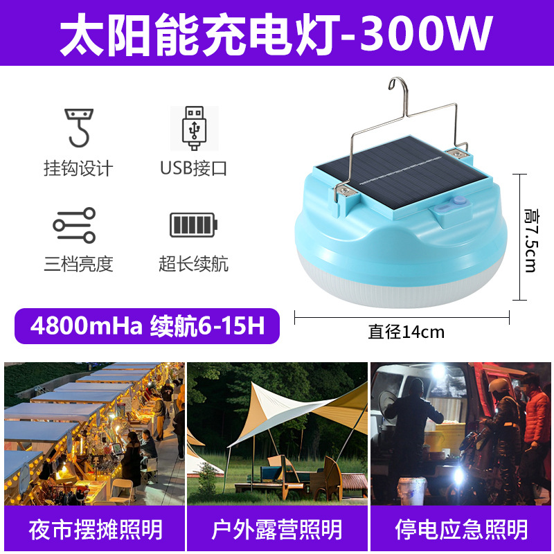 Bombilla LED recargable, enchufable, ahorro de energía para el hogar, mercado nocturno, exterior, ultrabrillante, regulable, de alto brillo, súper brillante