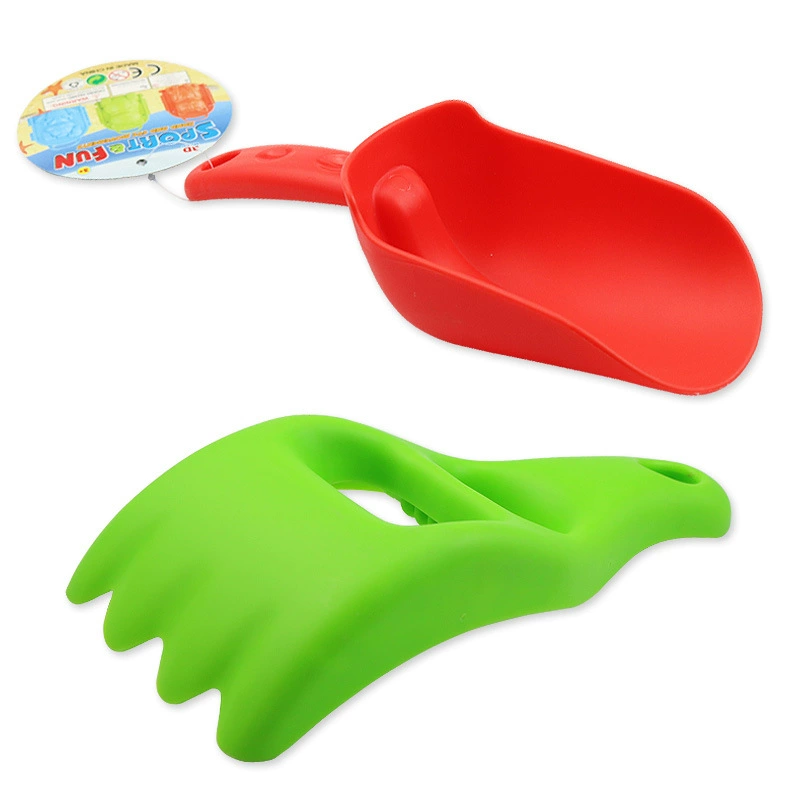 Оптовая детская пляжная лопата, грабли, Детские снегоуборочные инструменты, лопата для снега, детская пескоструйная машина, песок, вода, игрушки-лопаты небольшого размера