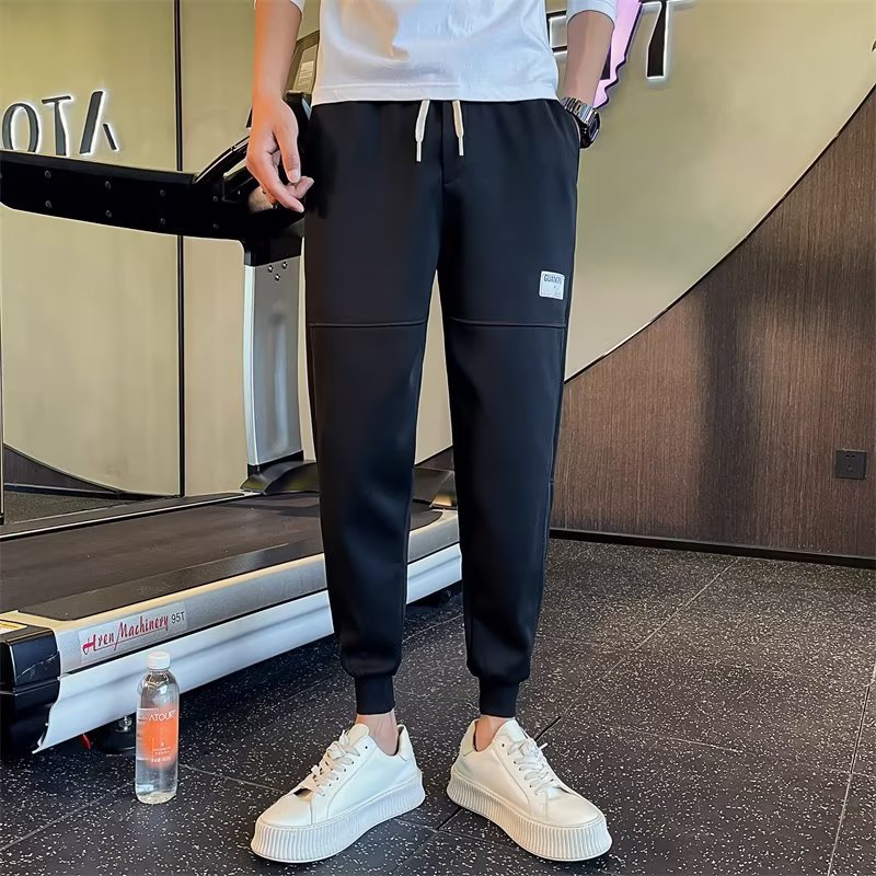 Jarní a podzimní ležérní úzká sportovní tunika Harun, módní všestranné zkrácené kalhoty - tisknutelný Tiktok Face Sheet_voghion.com