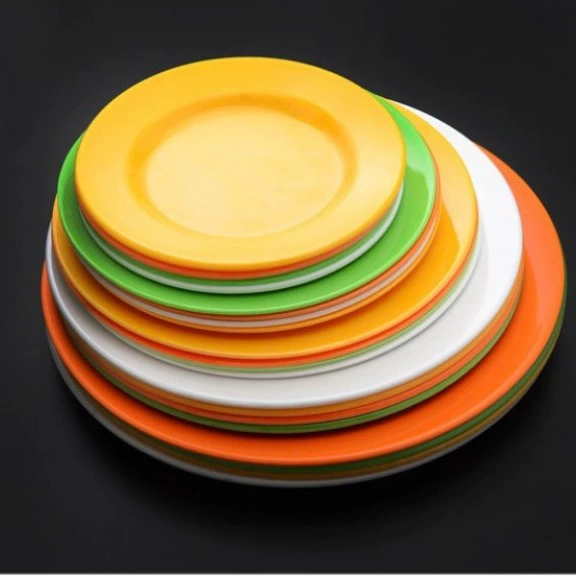 Меламин цветной диск имитация фарфора круглая тарелка плоская тарелка закуска Тарелка обеденная тарелка Metanette посуда оптом