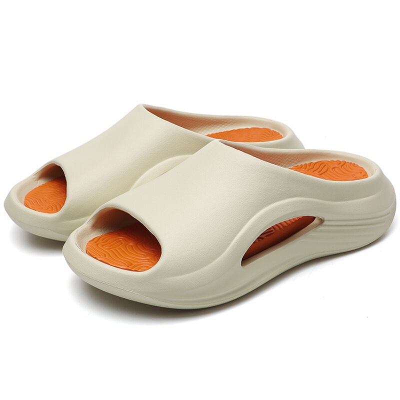 Women's Pillow Slippers Men's Non-Slip Cloud Slide Home Bedroom Shoes Shower Sandals Thick Bottom Cushioning Indoor and Outdoor