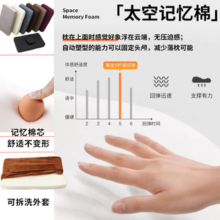 Beauty Bed Pillow Beauty Salon Special Anti-Collapse Eyelash Massage Headrest with Cylindrical Rectangular Small Pillow Cushion Beiqin