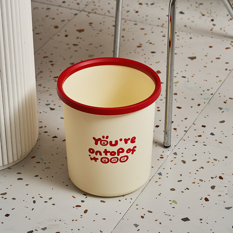 tambor de basura de alto valor nominal anillo de presión grande capacidad de grosor dormitorio cocina doméstica dormitorio inodoro tambor de papel de inodoro