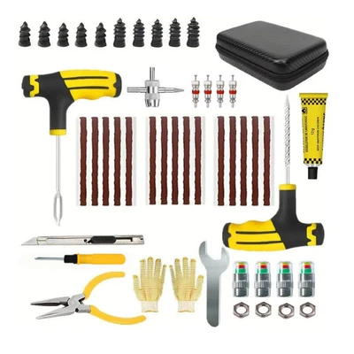 Cross-Border Hot-Selling Eva Emergency Tire Other Automotive Safety Supplies - 201045cm-44pc-tire-repair-tool-kit