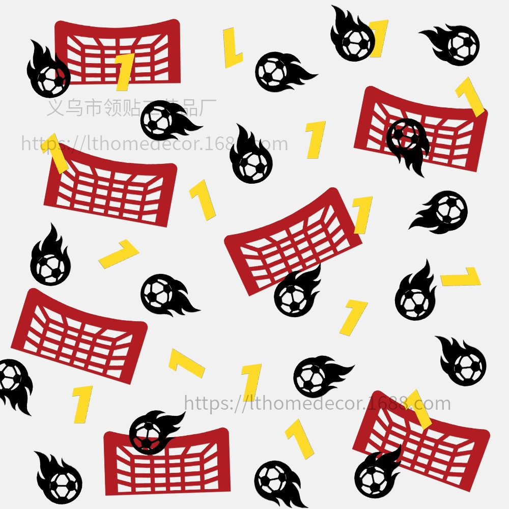 100 piezas de confeti Copa del Mundo aplausos de fútbol tiro de fiesta decoración de la noche props de lanzamiento FZX - 167