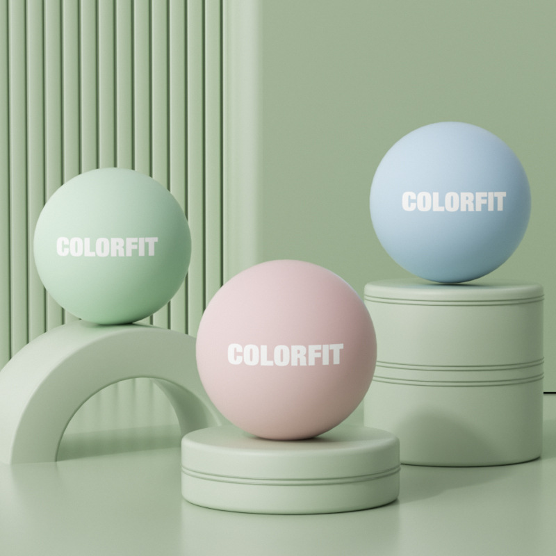 Silicone ball acupoint massage fitness ball massage ball fascia ball deep muscle relaxation ball single ball new color