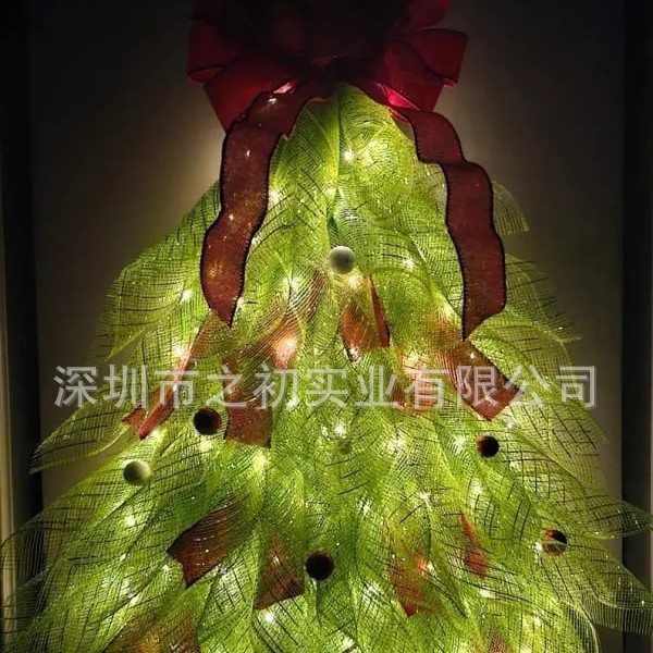 クリスマスツリーWreathシミュレーションクリスマスツリー手作り花輪クリスマスドアのショーウインドー装飾道具|undefined