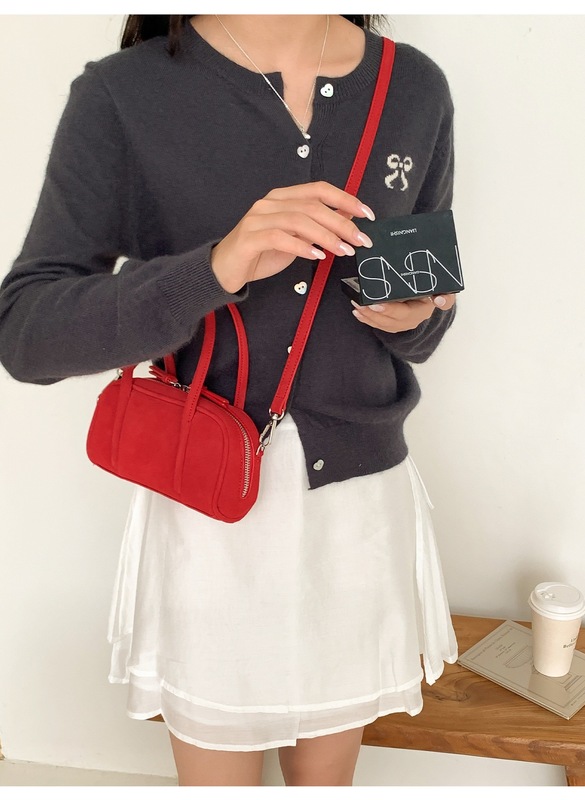 法式麂皮绒质感ins风轻奢时尚纯色简约日常上班通勤手提斜挎女包|undefined