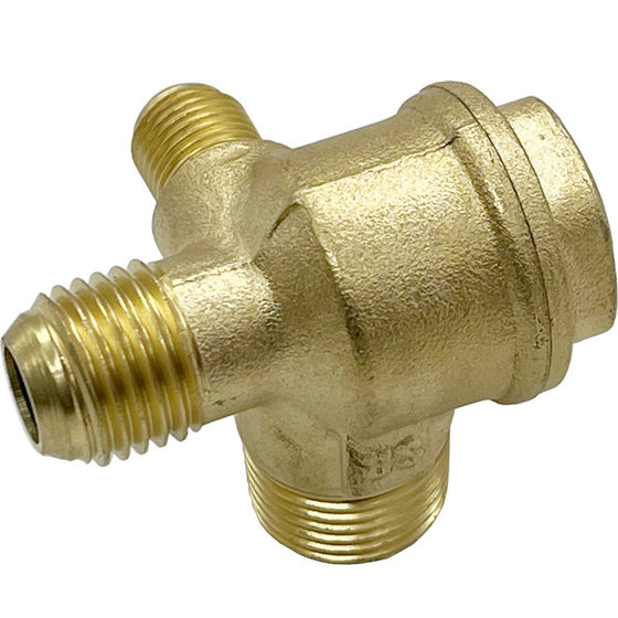 [Wholesale] Oil-free silent air compressor accessories universal one-way valve two three four-way