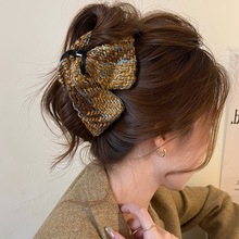 复古三角发夹抓夹女高级感2025新款鲨鱼夹大号后脑勺盘发发卡头饰